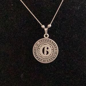 NWOT Alex and Ani Silver Numerology Necklace, Number 6